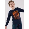 RolyPoly 3671-G Erkek Çocuk Uzun Kol Pijama Takım