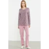 Sementa 76413 Leopar Kombinli Pijama Takımı