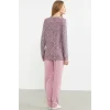 Sementa 76413 Leopar Kombinli Pijama Takımı