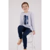 U.S. Polo Assn Kids 2206-G Erkek Çocuk Pijama Takım