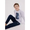 U.S. Polo Assn Kids 2206-G Erkek Çocuk Pijama Takım