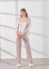 Pierre Cardin 6625 Kısa Gecelikli 6lı İpek Set
