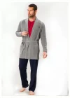 DS Damat 03004 5li Triko Robdöşambr Damat Pijama Seti
