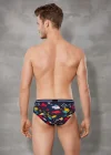 Doreanse 1305 Erkek Memox Baskılı Renkli Slip Külot