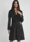 Pierre Cardin 6335 6lı Saten Gecelik Sabahlık Takım