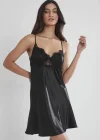 Pierre Cardin 6335 6lı Saten Gecelik Sabahlık Takım