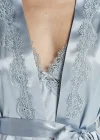 Pierre Cardin 6965 Bayan 6lı Saten Gecelik Sabahlık