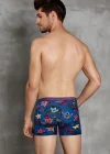 Doreanse 1898 Erkek Modal Çok Renkli Baskılı Torbalı Normal Paça Boxer