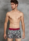Doreanse 1812 Erkek Tiger Modal Çok Renkli Baskılı Torbalı Normal Paça Boxer