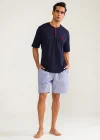 DS Damat 03000 5li Robdöşambr Erkek Damat Pijama Seti
