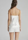 Pierre Cardin 6625 Kısa Gecelikli 6lı İpek Set