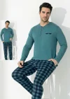 Boyraz 0689 Erkek Uzun Kol Penye Pijama Takımı