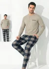 Boyraz 0697 Erkek Uzun Kol Penye Pijama Takımı