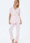 RolyPoly 3809-2 Kız Çocuk Kısa Kol Pijama Takımı
