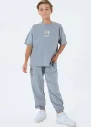 RolyPoly 3766-G Erkek Garson Kargo Pantolon İkili Takım