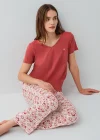 Pierre Cardin 9195-X Kadın Kısa Kol Pijama Takımı