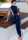 Maresiva 2110 Frendy Likralı Uzun Kollu Tesettür Mayo