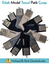 Mısırlı 61052 Erkek Modal Tencel Desenli Soket Çorap