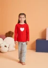 Pjs 28063 Çocuk Sıfır Yaka Pijama Takımı