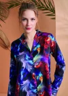 PJS 27079 Kadın Düğmeli Pijama Takımı