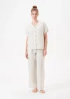 PJS 29098 Kadın Düğmeli Pijama Takım