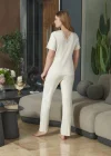 Aqua 26573 Kadın Kısa Kol Pijama Takımı
