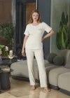 Aqua 26573 Kadın Kısa Kol Pijama Takımı