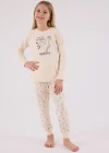 Arnetta 3434-G Kız Çocuk Uzun Kol Pijama Takım