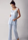 Artış 13200 Bayan Kısa Kol Lohusa Pijama Takımı