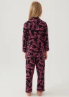 Barbie 1767-3 Kız Çocuk Gömlek Pijama Takımı