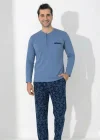Boyraz 0403 Erkek Uzun Kol Pijama Takımı