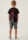 Disney 4878-3 Spider-Man Erkek Çocuk Şort Takım