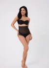 Freshness 0006 Lazer Kesim Tül Yüksek Bel Slip Korse