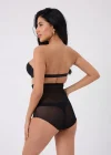 Freshness 0006 Lazer Kesim Tül Yüksek Bel Slip Korse
