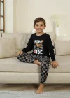 Kapitex 7101 Erkek Çocuk Uzun Kol Pijama Takımı