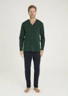 Kocabey 9134 Erkek  V Yaka Boydan Düğmeli Pijama Takımı