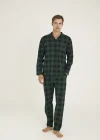 Kocabey 9209 Erkek Apaj Yaka Pijama Takım