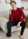 Kocabey 9250 Erkek Midi Yaka Pijama Takım