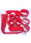 Nıghtlıght 8014 Fantezi 7Li Kırbaç Ve Kelepçe Set