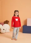 Pjs 28063 Çocuk Sıfır Yaka Pijama Takımı