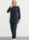 Sementa 76510 Çıtçıtlı Tunik Boy Eşofman Takım