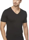 Star 206 Modal Yarım Kol V-Yaka T-Shirt Atlet