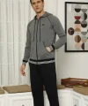 Kocabey 7208 Erkek Kapişonlu Eşofman Takım
