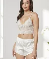 Pierre Cardin 7005 Sabahlıklı Şort Gecelik Takım