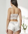 Pierre Cardin 7005 Sabahlıklı Şort Gecelik Takım