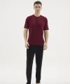 Kocabey KKT-26153 Erkek Midi Yaka Pijama Takımı