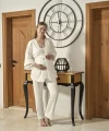Aqua 26620 Kadın Lohusa Sabahlıklı Pijama Takım