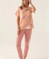 RolyPoly 3386-S Kadın Kısa Kol Pijama Takımı