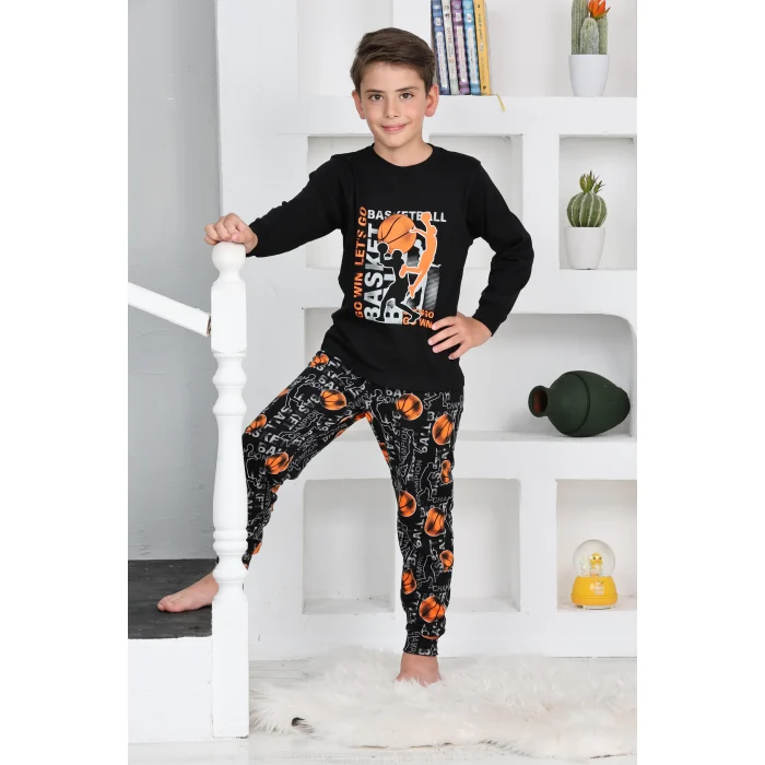 Kapitex 5153 Erkek Çocuk Uzun Kol Pijama Takımı