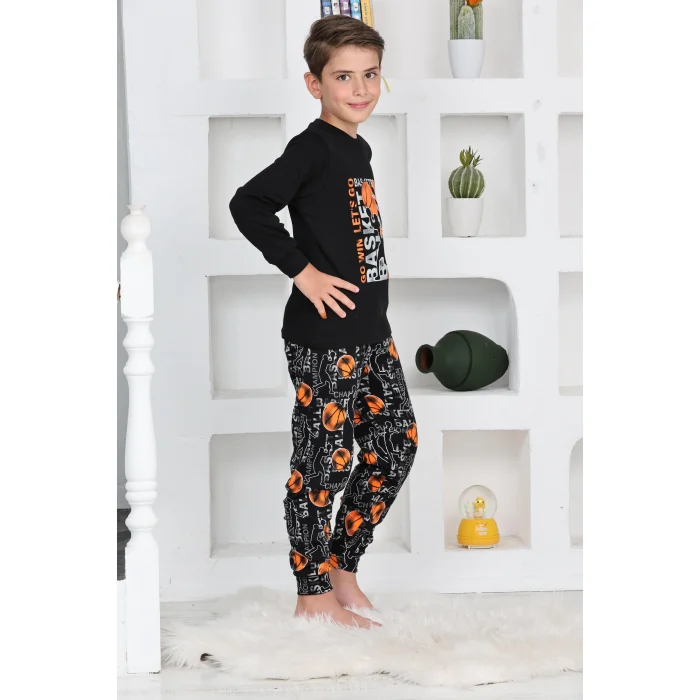 Kapitex 5153 Erkek Çocuk Uzun Kol Pijama Takımı